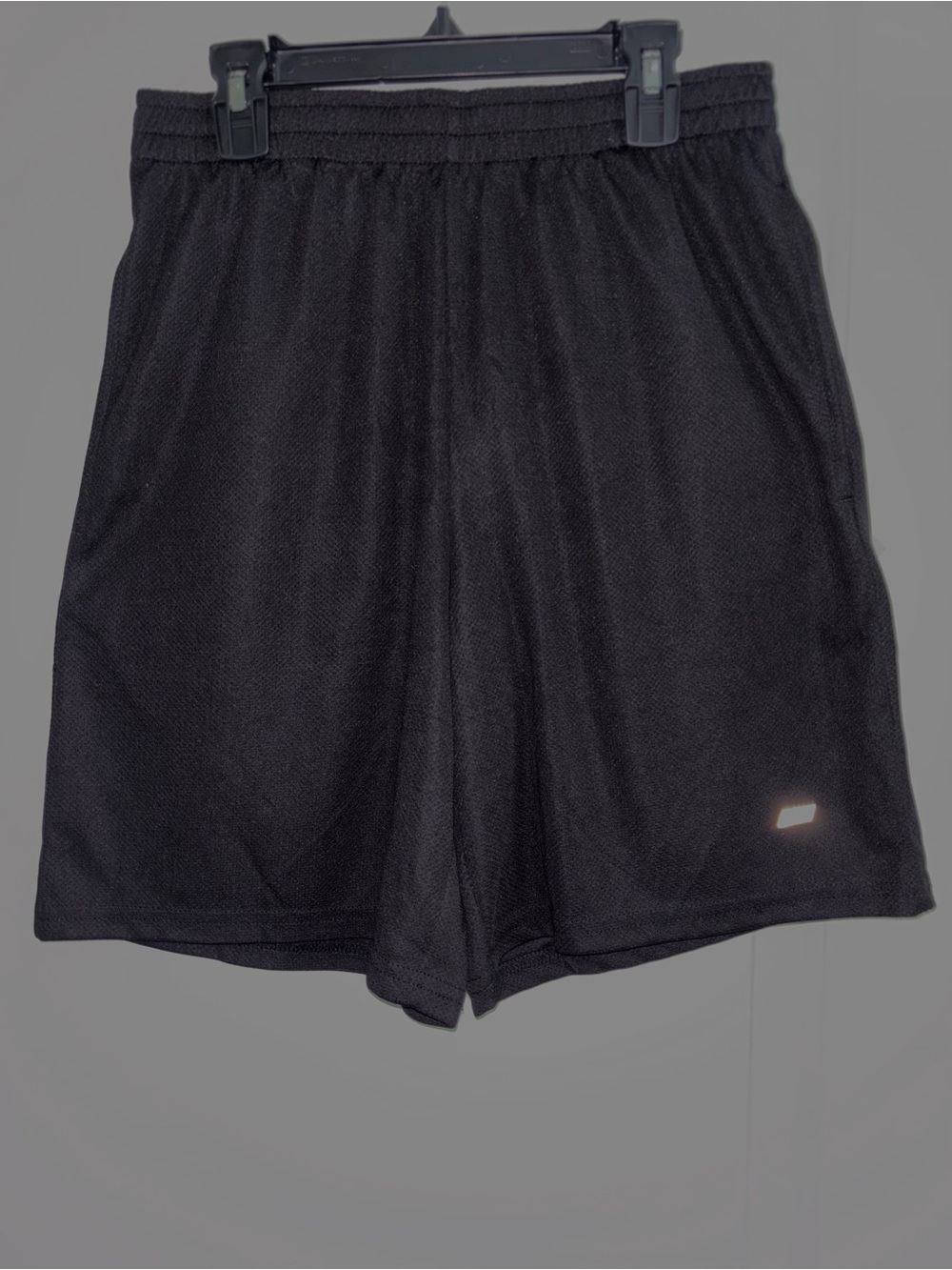 Amazon Essentials Men's Black 8" Inseam Relaxed Pull-On Walk Shorts Small EUC